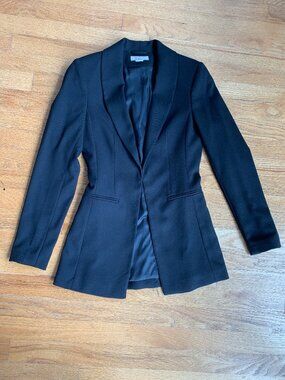 NWOT 0 H&M Black Long Blazer